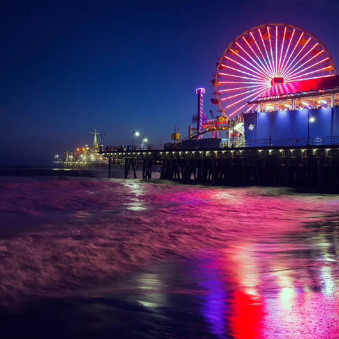 photo of pacific wheel from california, santa monica pier